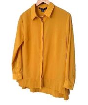 FRENCH CONNECTION BUTTON Down Top NWT Size 2