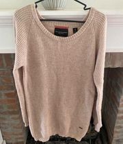 Maison Scotch Lambswool Taupe Oversized Sweater size 2