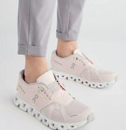 On Running Cloud 5 Pink Shell White Athletic Shoes 7.5