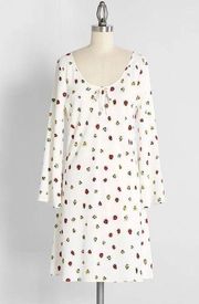 Modcloth NWT Swarming in Ladybugs Mini Dress Size L