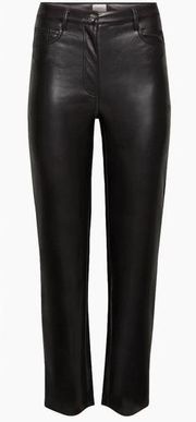 Wilfred faux leather pants Size 00 preowned gorgeous great shape