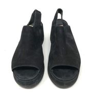 KENNETH COLE black chunky wedges,  size 8.5