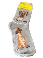 New Foozys Ladies Socks Great Dane Sz 9-11