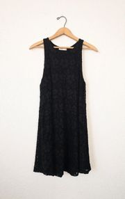 Black Lace Swing Dress Size Medium