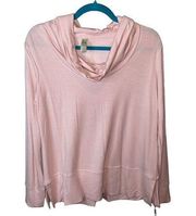 NWT Green Tea Pink Soft & Yummy Loose Coke Neck Top