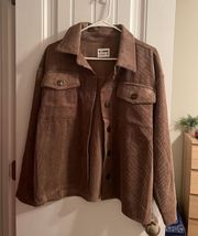 Brown Shacket