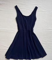 Navy Skater Dress