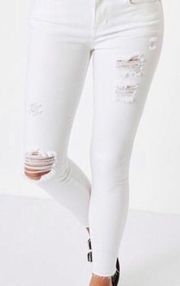 PacSun Mid Rise Skinniest Ankle Distressed Jean