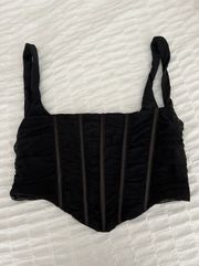 *NEW WITH TAGS*  Do What You Want Bustier Black