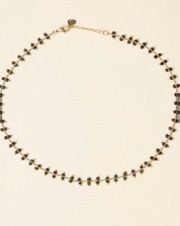 beaded black chocker