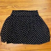 Lauren Ralph Lauren pleated polka dot silk skirt 16