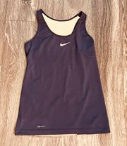 Nike Women’s Plum Pro Combat Fitted Dri-Fit Tank Top Activewear Black Sz SMALL