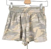 Express Womens Camo Print Rayon Pull On Elastic Waist Lounge Shorts Size XS