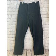 J Galt Faded Black Straight Leg Casual Cotton Pants Women’s SZ Small