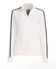 AVIA Womens Athletic Jacket Size 22 XXXL Track Style Off White New