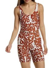 NEW WeWoreWhat Women's Size Large Red Grecian Bodysuit