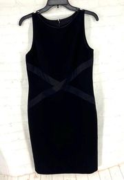 Lafayette 148 New York black sheath dress 6