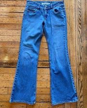 Express Precision Fit Seffaro Jeans Vintage Y2K Flare Size 8L