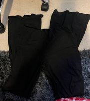 Black Flare Leggingd