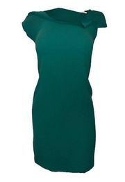 ELIE TAHARI Emerald Green Sleeveless Sheath Career Dress Size 2
