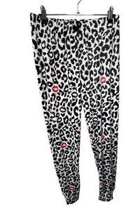 NWT Emme Jordan Soft Cheetah Kiss Print Pajama Lounge/Pajama Pants