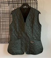 Barbour Dark Olive Fleece Betty Liner vest