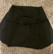 Black Mini Athletic Skirt