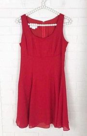 Vintage  Collection Red Flattering Y2K Style Dress Size 4