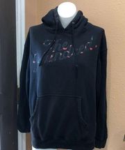 The hundreds black rose hoodie