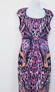 HALE BOB Printed Bodycon Midi Dress