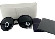 Prada Black Heritage Round Sunglasses NEW