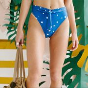 NWT Splendid high waisted star bikini bottom▪️size XS