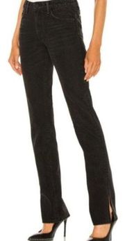 GRLFRND Hailey Low Rise Slim Bootcut Jeans with Side Slit Sunset Strip Size 25