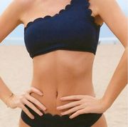 Wavy  One-Shoulder Bikini Set - XL