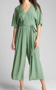 NWT Gap Sage Green V-neck jumpsuit - Size 4