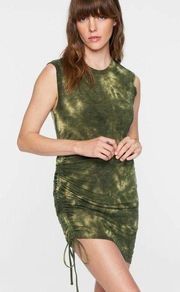 PAM & GELA RUCHED TIE DYE DRESS