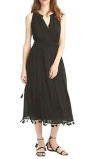 Club Monaco Jonet Black Dress with Tassels Size 2