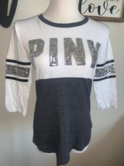 Victoria’s Secret Pink SEQUIN BLING Tshirt 