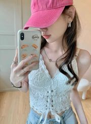 Women’s Comfortable Padded Lace Sexy Outerwear Spaghetti Cami Vest Bras Tank Tops