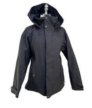 Burton Jet Set Jacket Black Snow Ski Coat Hooded