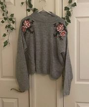 Embroidered sweater