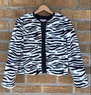 Bailey 44 zebra bomber jacket small