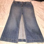 Vintage 90s Tommy Hilfiger Long Jean Skirt Size 9