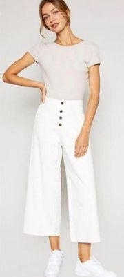 SADIE & SAGE White High Rise Pants