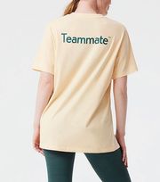 NWT  Teammate Champagne Everyday Graphic Shortsleeve Unisex Tee