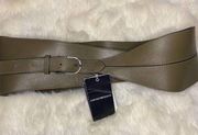 Emporio Armani Corset Oliva Leather Corset Belt NWT