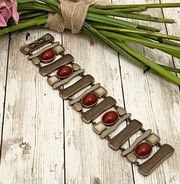 Chico’s Enameled Cabochon Bracelet