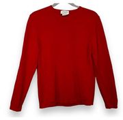 Vintage Bloomingdale's 100% merino wool red sweater