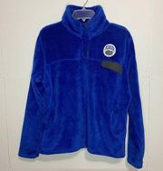 Pro Edge Size XL 1/4 Snap Blue Fleece University of Florida