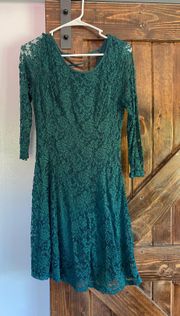 Maurice’s green lace dress